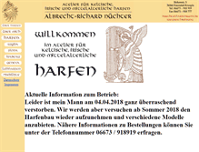 Tablet Screenshot of nuechter-harfen.de